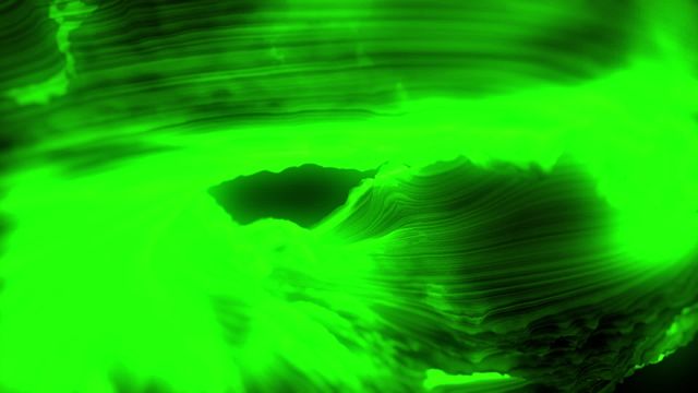 Fluid motion of vibrant green flames set against a deep black background creates a dramatic and futuristic look. Perfect for use in digital interfaces, artistic backgrounds, or adding dynamic and energetic visuals to presentations and creative projects.