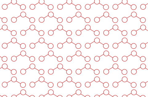 red circular pattern with nodes on transparent background - Download Free Stock Videos Pikwizard.com