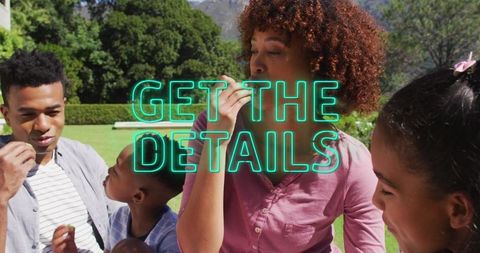 African American Family Enjoying Quality Time Outdoors