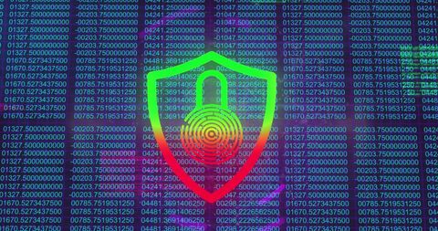 Digital Avvancement with Code and Lock Symbols - Download Free Stock Images Pikwizard.com