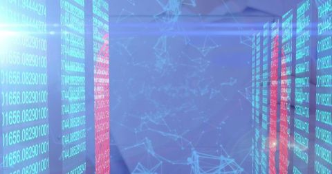 Digital Data Streams Seamlessly Flowing in Virtual Interface - Download Free Stock Images Pikwizard.com