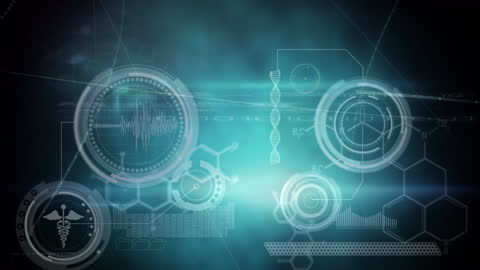 Digital Interface Displaying Scientific Connections