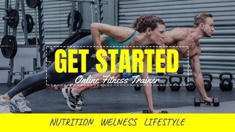 motivation with energized pair pushing limits in gym workout - Download Free Stock Templates Pikwizard.com