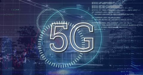 5G Technology and Data Processing - Download Free Stock Images Pikwizard.com