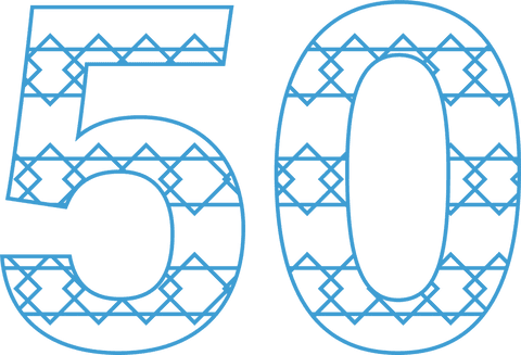 blue transparent 50 number with intricate pattern design - Download Free Stock Videos Pikwizard.com