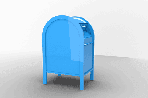blue clothing donation container on transparent background illustration - Download Free Stock Videos Pikwizard.com