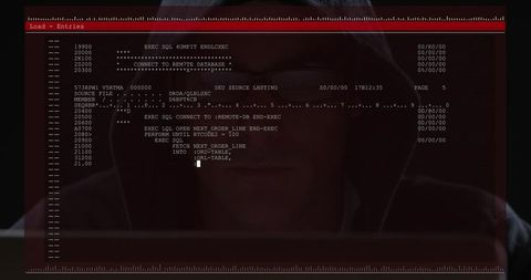 Hacker Analyzing Data Code on Screen - Download Free Stock Images Pikwizard.com