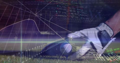 Golf Strategy Meeting Financial Data and Technology Intersection