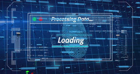 Digital Interface With Data Processing Over Biometric Fingerprint