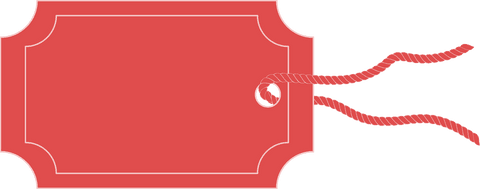 Red Label with Rope on Transparent Background, Copy Space - Download Free Stock Videos Pikwizard.com