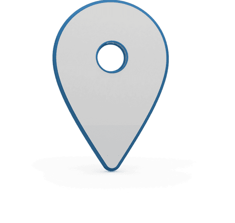 Transparent 3D GPS Location Symbol Icon on White Background - Download Free Stock Videos Pikwizard.com