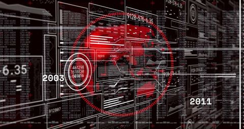 futuristic dashboard interface with red circular overlay and world map - Download Free Stock Images Pikwizard.com