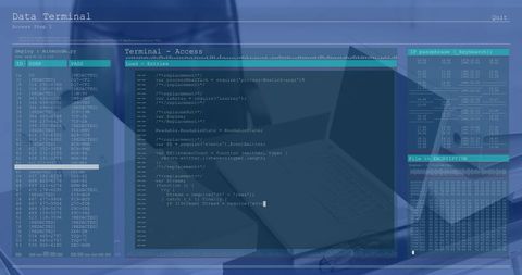 Digital Financial Data Processing on Desk Monitors