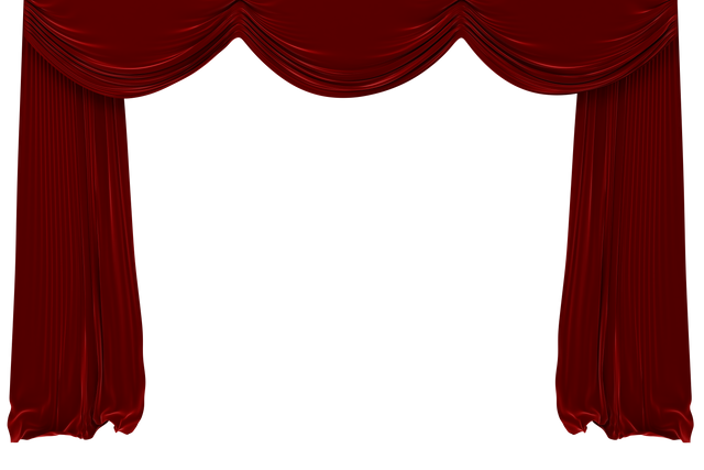 Red Theatrical Curtain Vector on Transparent Background for Entertainment Design - Download Free Stock Videos Pikwizard.com