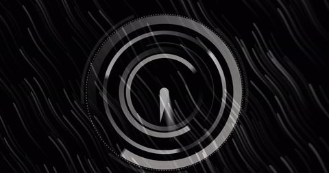 Clock Symbolizing Time Flow and Digital Motion Concept