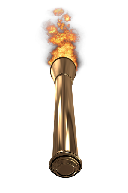 Low Angle View of Burning Transparent Sport Torch with Flames - Download Free Stock Videos Pikwizard.com