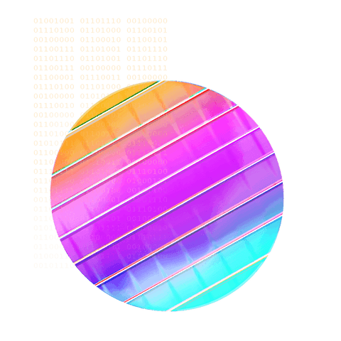 vibrant neon tech orb with binary code on transparent setting - Download Free Stock Videos Pikwizard.com