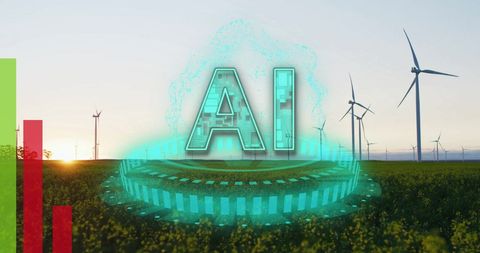 AI Integration with Wind Farm Renewable Energy