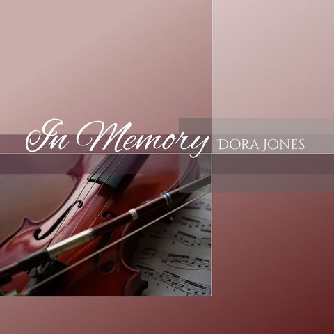Elegant Memorial Tribute with Violin and Music Score - Download Free Stock Templates Pikwizard.com