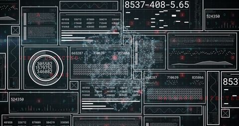 Futuristic Data Interface Representing Cloud Computing Technology - Download Free Stock Images Pikwizard.com