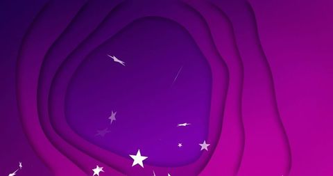 Layering magenta vortex with luminous white star trails