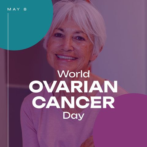 World Ovarian Cancer Day Celebration with Elderly Woman - Download Free Stock Templates Pikwizard.com