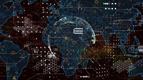 Global Computing Network with Digital Interfaces and World Data