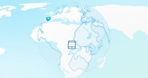 Global Network Technology Connections Illustration - Download Free Stock Images Pikwizard.com