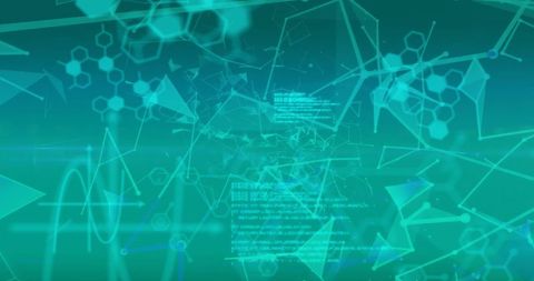 Abstract Scientific Data and Molecular Connections Background - Download Free Stock Images Pikwizard.com