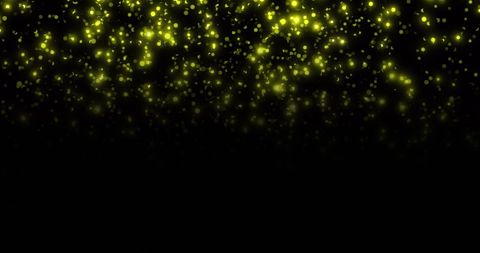 Glowing Yellow Illuminations on Black Background - Download Free Stock Images Pikwizard.com