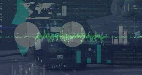 Data Analysis and Finance Concept with Graphs and Maps - Download Free Stock Images Pikwizard.com