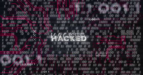 binary data with hacked display interface - Download Free Stock Images Pikwizard.com
