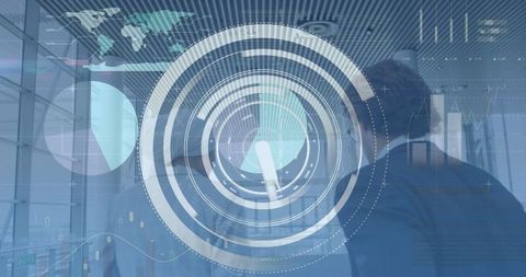 Digital Interface and Data Analysis Concepts with Business Professionals - Download Free Stock Images Pikwizard.com