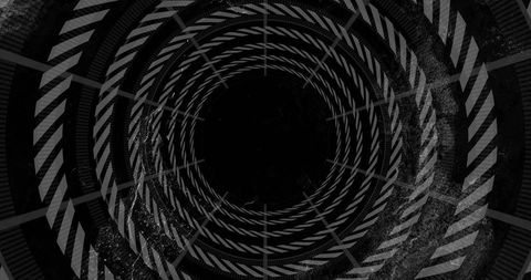 Monochromatic Vortex Of Rotating Concentric Spirals