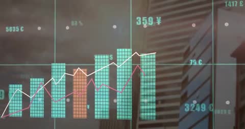 Digital Financial Analysis Overlaying Urban Setting with Market Trends