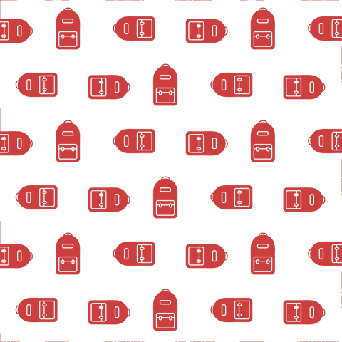 Red Bag Pattern on Transparent Background with Vector Style - Download Free Stock Videos Pikwizard.com