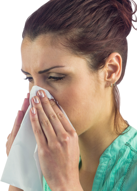 Transparent Background Health Care Concept Sneezing Woman Handling Cold - Download Free Stock Videos Pikwizard.com