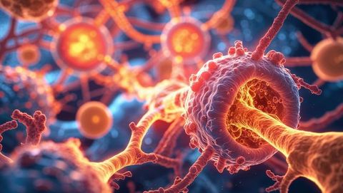 Glowing Neurons and Synapses in Neural Network Digital Art