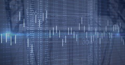 Dynamic Stock Market Data with Financial Graphs and Numbers - Download Free Stock Images Pikwizard.com