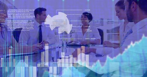 business people analyzing financial data and digital charts - Download Free Stock Images Pikwizard.com