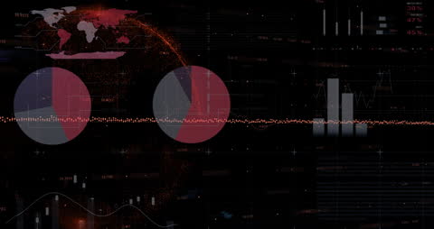 Futuristic Digital Data Analytics Chart