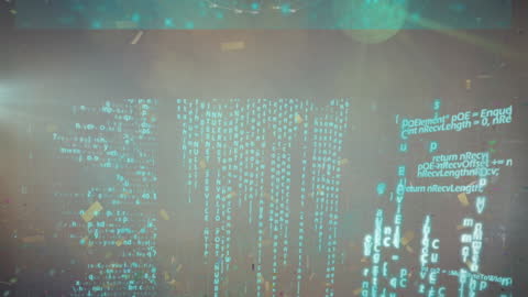 Animated Data Processing on Digital Screens