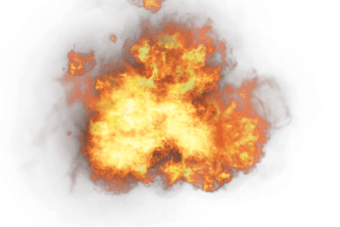 dramatic transparent explosion flame burst isolated - Download Free Stock Videos Pikwizard.com