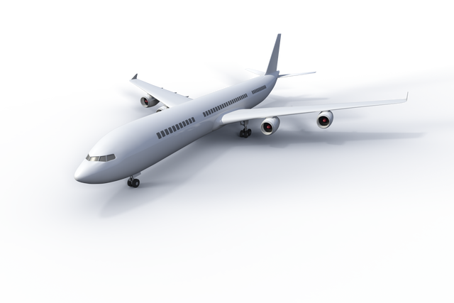 Digital Transparent PNG Illustration of White Plane for Travel and Flight Designs - Download Free Stock Videos Pikwizard.com