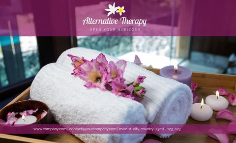 Tranquil Spa Ambiance with Relaxing Candles and Flower Petals