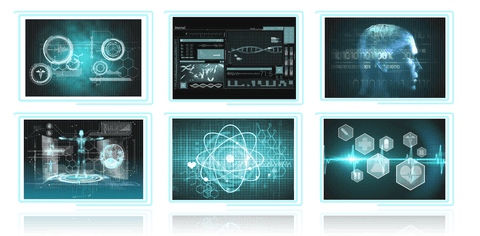 Digital Interfaces on Transparent Background for Technology Concepts - Download Free Stock Videos Pikwizard.com