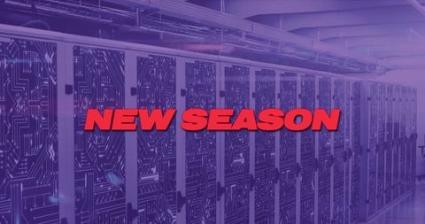 New Season Concept in Futuristic Data Center