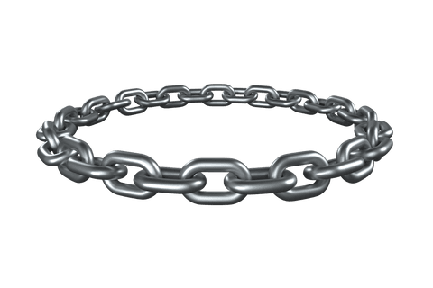 3d circular metal chain on transparent background - Download Free Stock Videos Pikwizard.com