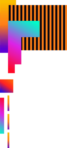 Vibrant Gradient Shapes on Striped Transparent Background - Download Free Stock Videos Pikwizard.com