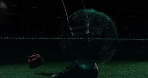 Football Training with Technology on Green Turf